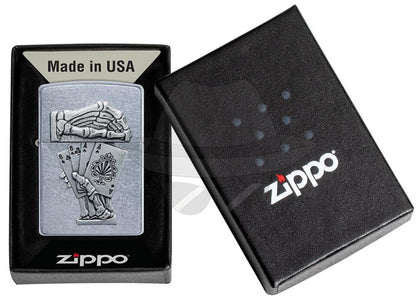 #071 ZIPPO OIL LIGHTER:DEAD MAN'S HAND