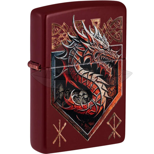 #079 Zippo Oil Lighter: Red Dragon