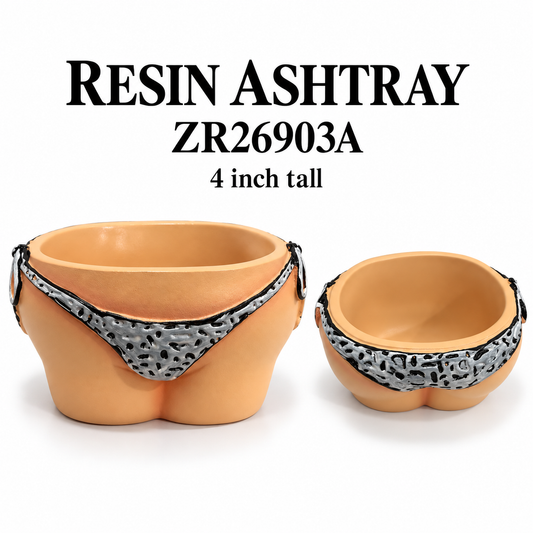 ZR26903 RESIN RASTA ASHTRAY