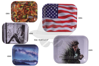 10.25"x13.5" Large Metal Tray