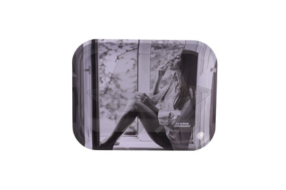 10.25"x13.5" Large Metal Tray