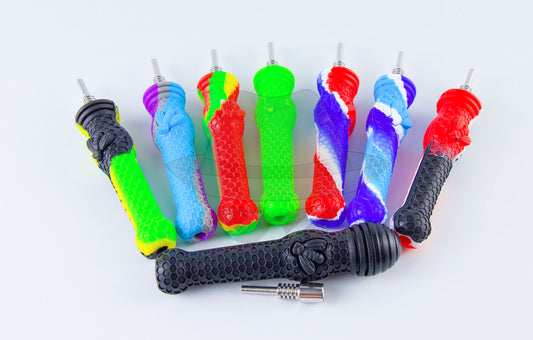 10” LONG SILICONE NECTOR COLLECTOR( 8 PCS PACK)