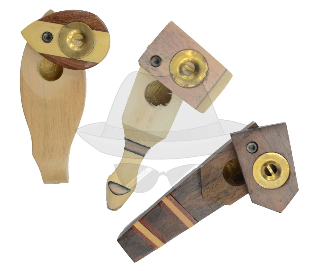 12350-Assorted Colors Wood Pipe with cover 12pcs