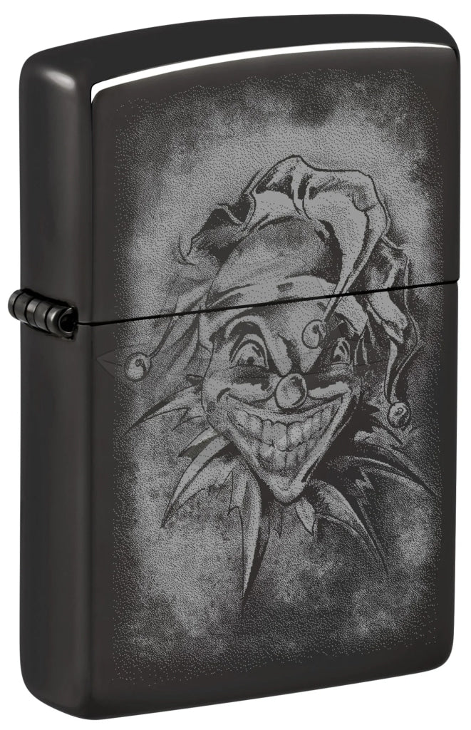#129 ZIPPO Oil Lighter: CLOWN DESIGN