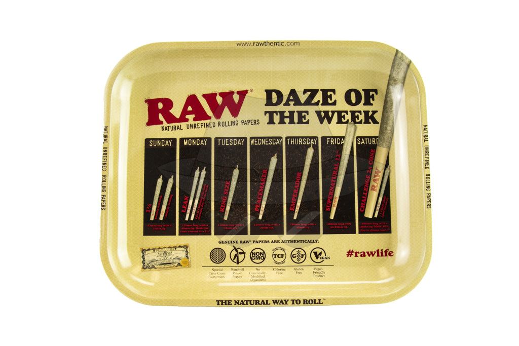 14" x 11" LRG size RAW PRODUCT MIX Rolling Tray