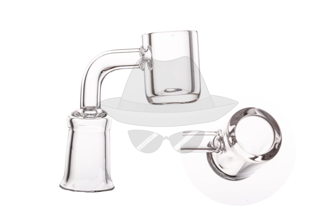14MM FEMALE QUARTZ BANGER, 90 DEGREE