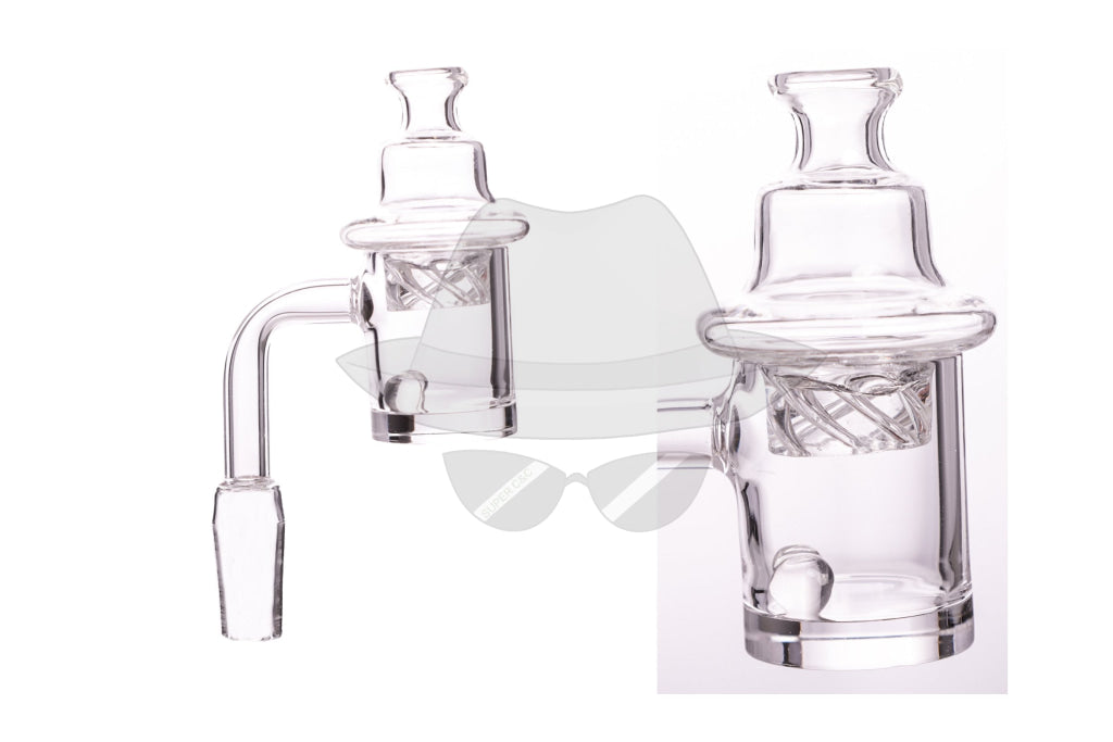 14mm Male Terp Pearls With Spinning Carb Cap