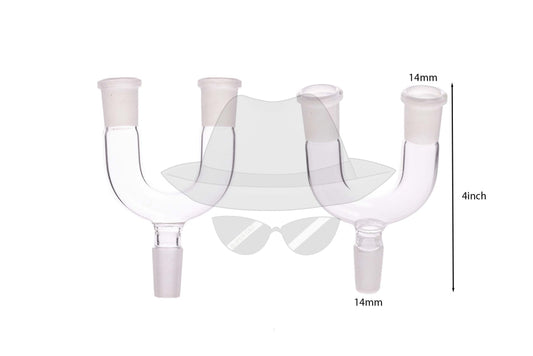 14mm Male to 2 14 Female Connector