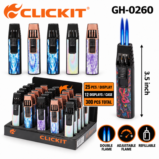 GH-0260-1B Clickit Lighter -25ct