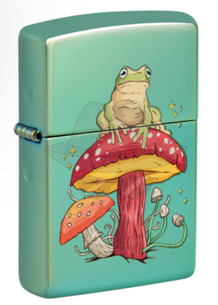 #156 ZIPPO OIL LIGHTER: Mystical Frog Design