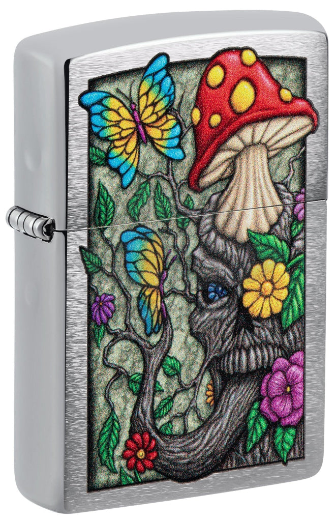 #157 Zippo Oil Lighter: Freaky Nature Design