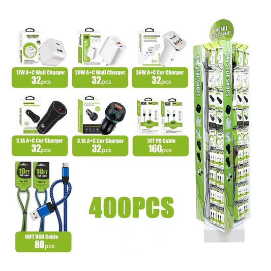 Mobile Charging Accessories Floor Tower Kit