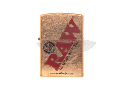 #173 Zippo Lighter: New Raw - 1 Side