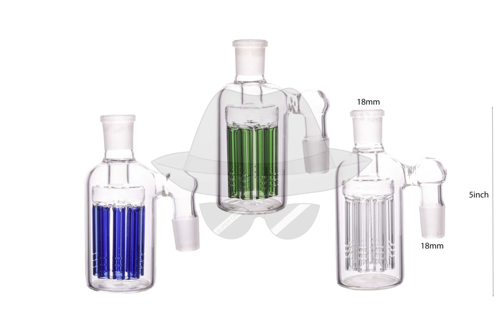 18mm 90º Degree Ash Catcher 8Arm Tree Perc