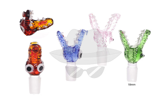 18mm Male Crocodiles Bowl