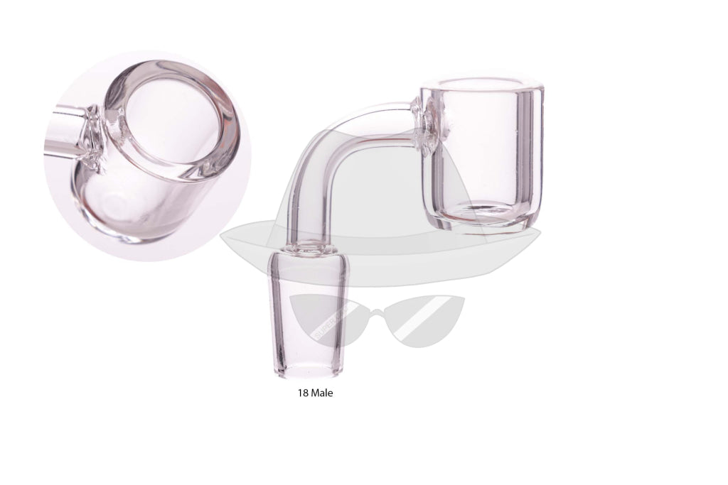 18mm Male Quartz Banger-90 Degree