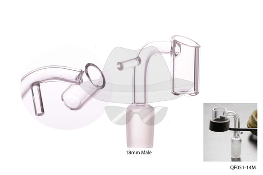 18mm Male Quartz Bucker Enail Banger-for 16mm Coil