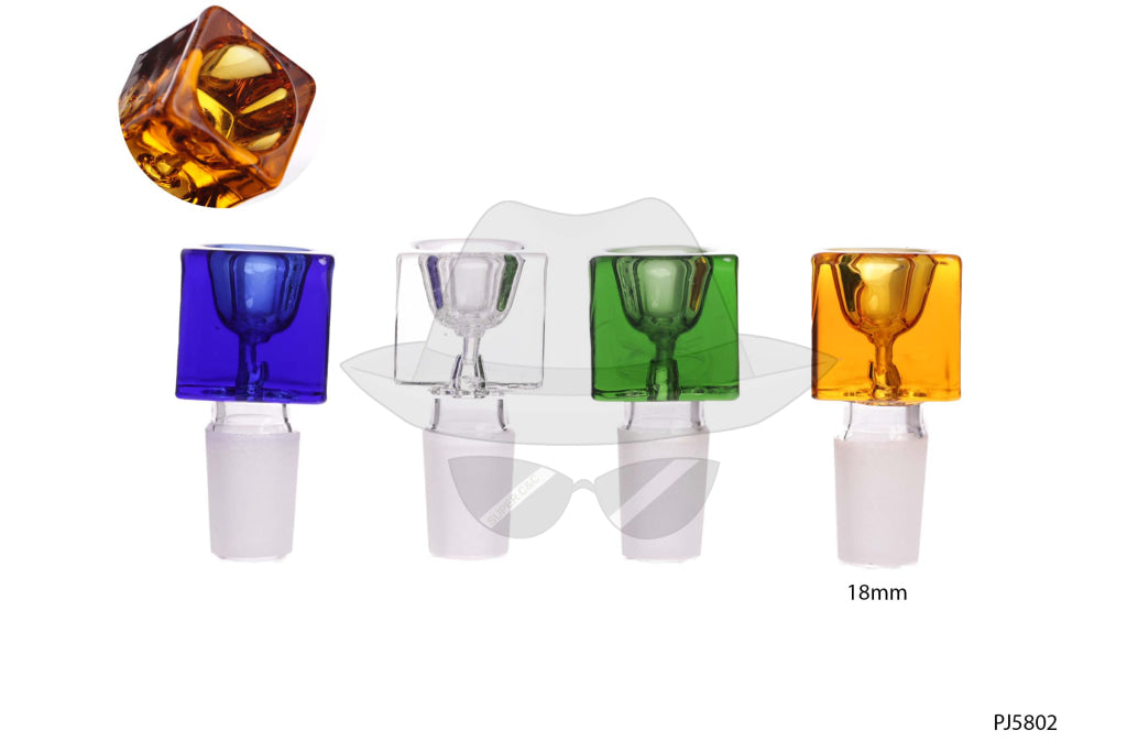18mm Male Square Glass Bowl
