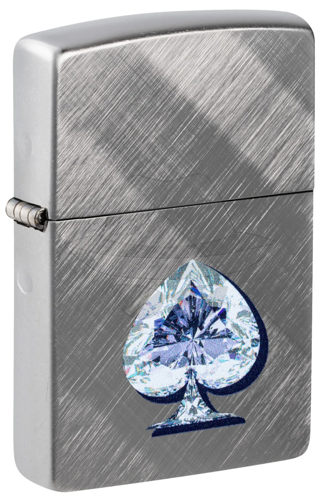 #194 Zippo Lighter: Gleaming Spade Design