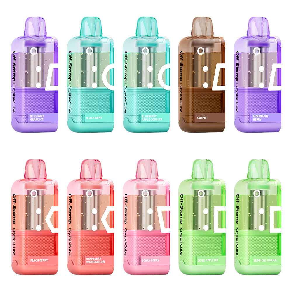 Off-Stamp X-CUBE Crystal 25K Disposable Pod (5%, 25000 Puffs) - Pack of 5
