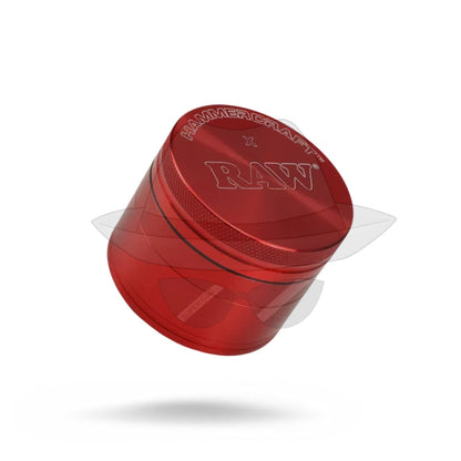 2.5" RAW X HAMMERCRAFT FOUR PIECE ALUMINUM GRINDER