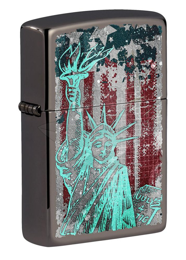 #206 ZIPPO OIL LIGHTER: Statue Of Liberty