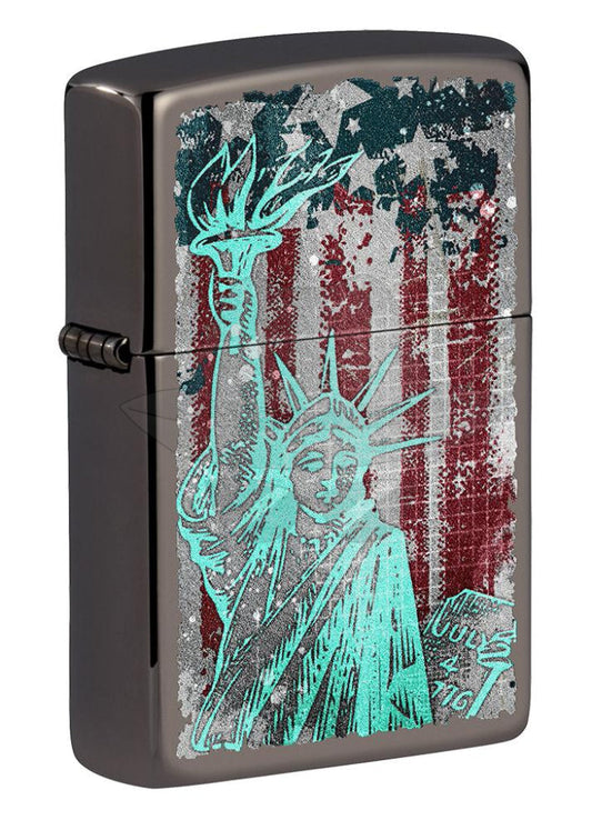#206 ZIPPO OIL LIGHTER: Statue Of Liberty