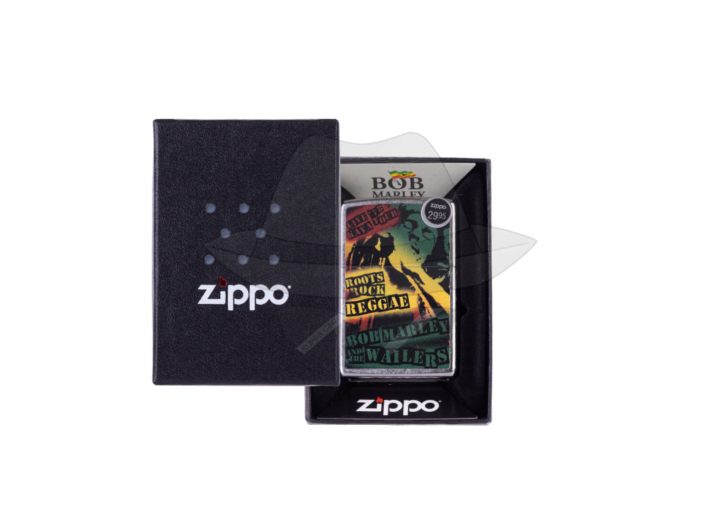 #255 ZIPPO OIL LIGHTER:BOB MARLEY