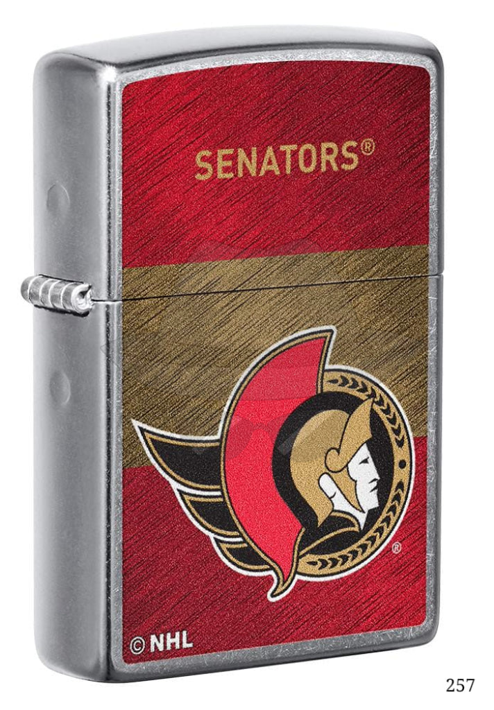 #257 ZIPPO OIL LIGHTER: NHL Ottawa Senators