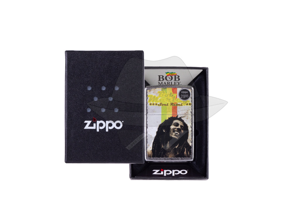 #258 ZIPPO OIL LIGHTER:BOB MARLEY
