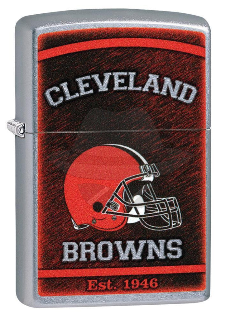 #276 ZIPPO OIL LIGHTER:NFL CLEVELAND BROWNS