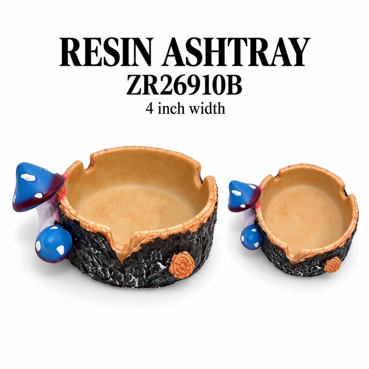 ZR26910 RESIN RASTA ASHTRAY