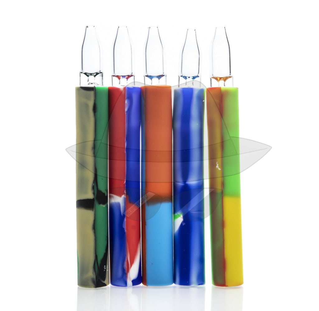 5" Silicone  Chillum to Straw / 2in1