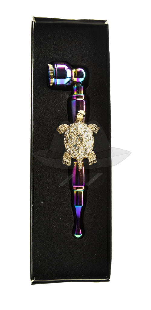 501027 Colorful Animal Metal Smoking Pipe