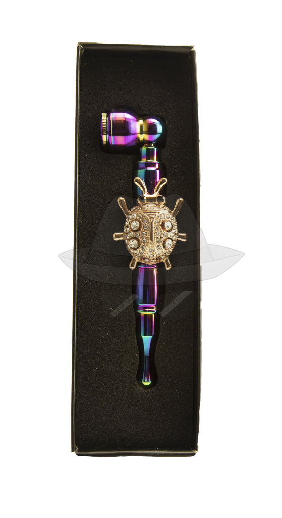 501027 Colorful Animal Metal Smoking Pipe