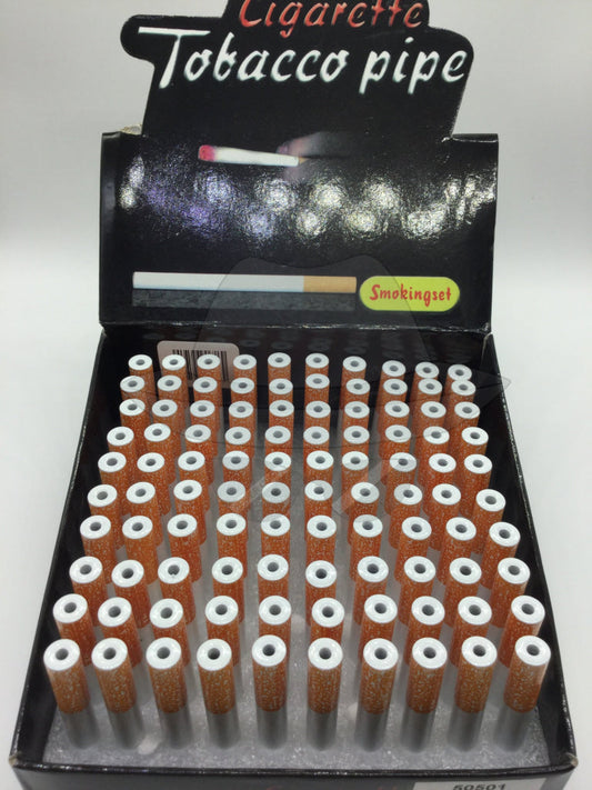 50501 Short Metal Cigarette One Hitter 100pcs