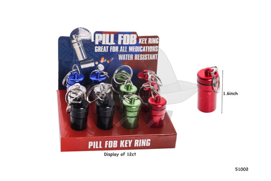 51002 Pill Fob with Key Ring 12pcs