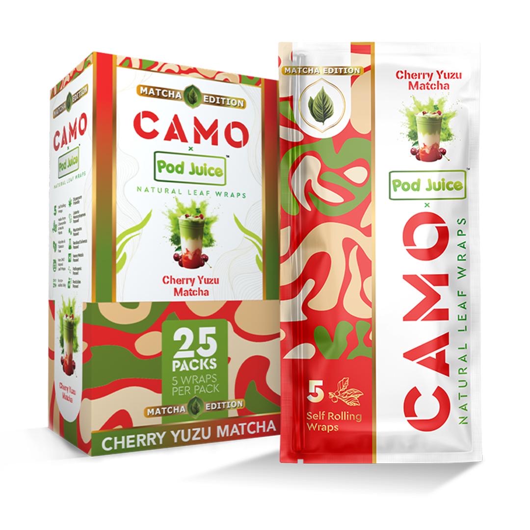 CAMO NATURAL LEAF WRAPS(5pks)- 25CT