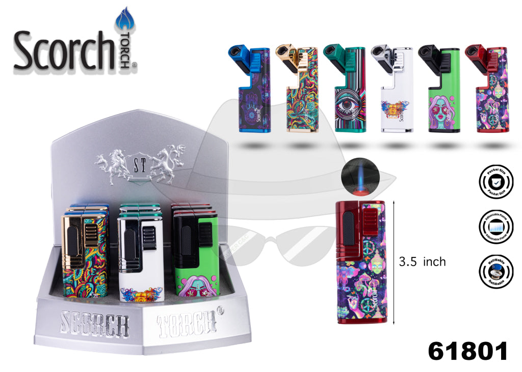 61801 SCORCH Torch Display of 12ct