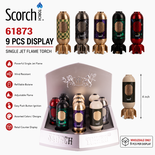 61873 SCORCH Torch Display of 9ct