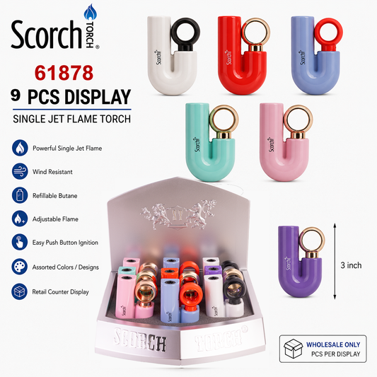 61878 SCORCH Torch Display of 9ct