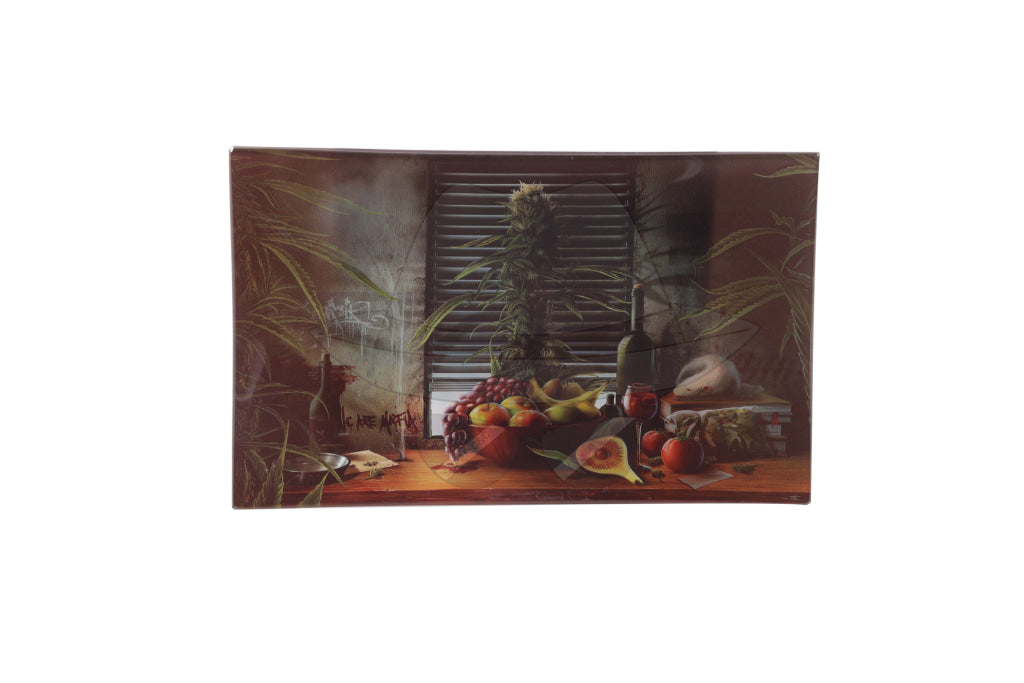 6"x10" Resistant Glass Rolling Tray