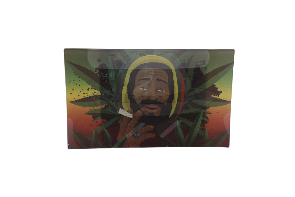 6"x10" Resistant Glass Rolling Tray
