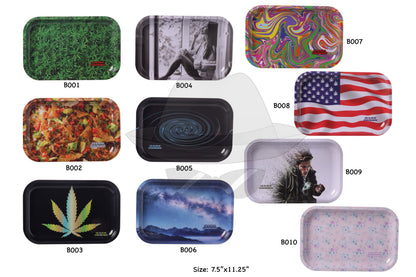 7.5"x11.25" Metal Rolling Tray