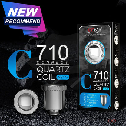 710 Quartz Connect Coils | Lookah