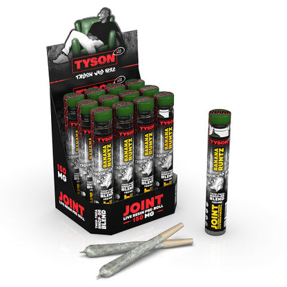 Tyson 2.0 150MG Live Resin Joints (12ct Display)