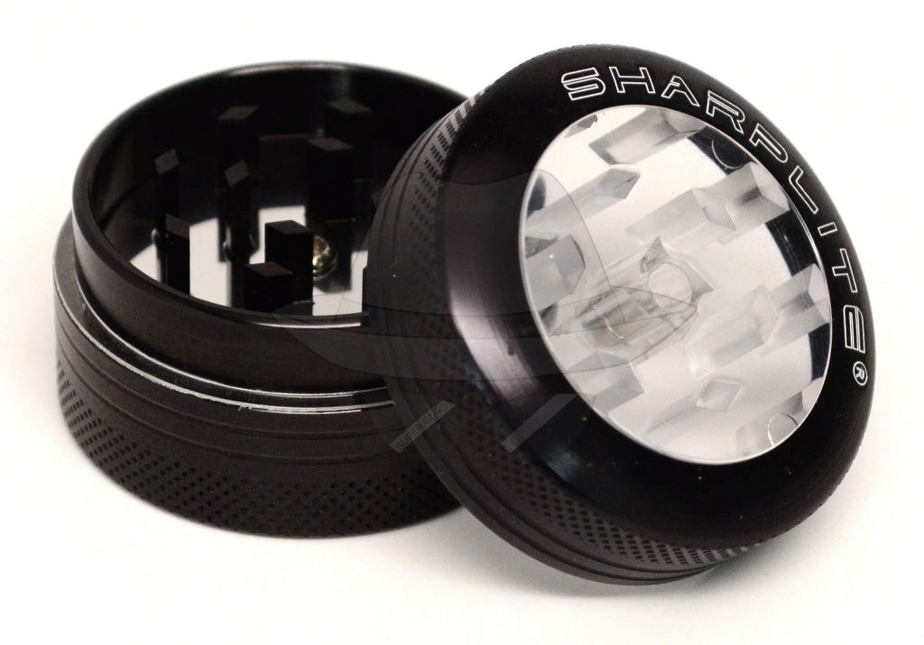 80150SL Sharp Lite 1.5" 2 parts Aluminum grinder w/push button 12pcs