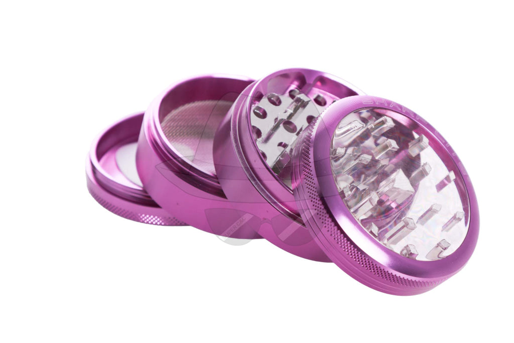 80171SL Sharp Lite 2.4" 4 Parts Clear Top Window Aluminum Grinder
