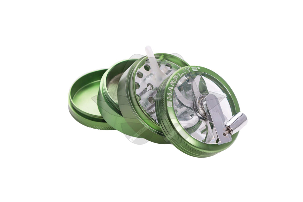 80205SL Sharp Lite 2.5" 4-part Metal Grinder with clear top and handle