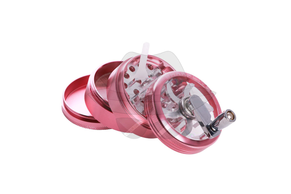 80205SL Sharp Lite 2.5" 4-part Metal Grinder with clear top and handle